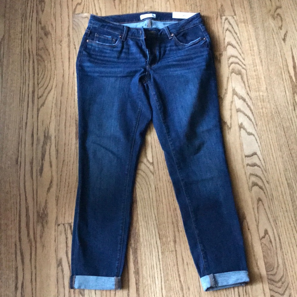 Loft Curvy Skinny Crop jeans